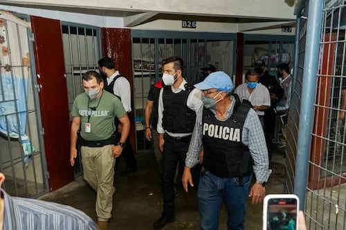 Pablo Arosemena visita las cárceles dentro de sus primeras labores como Gobernador del Guayas