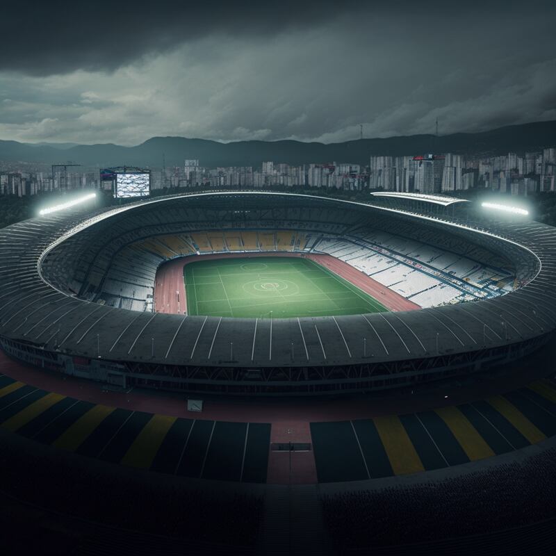 Estadio Olímpico Atahualpa según la Inteligencia Artificial