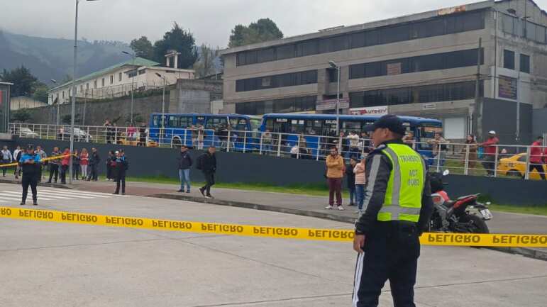 Una persona falleció tras ser atropellada en el sur de Quito