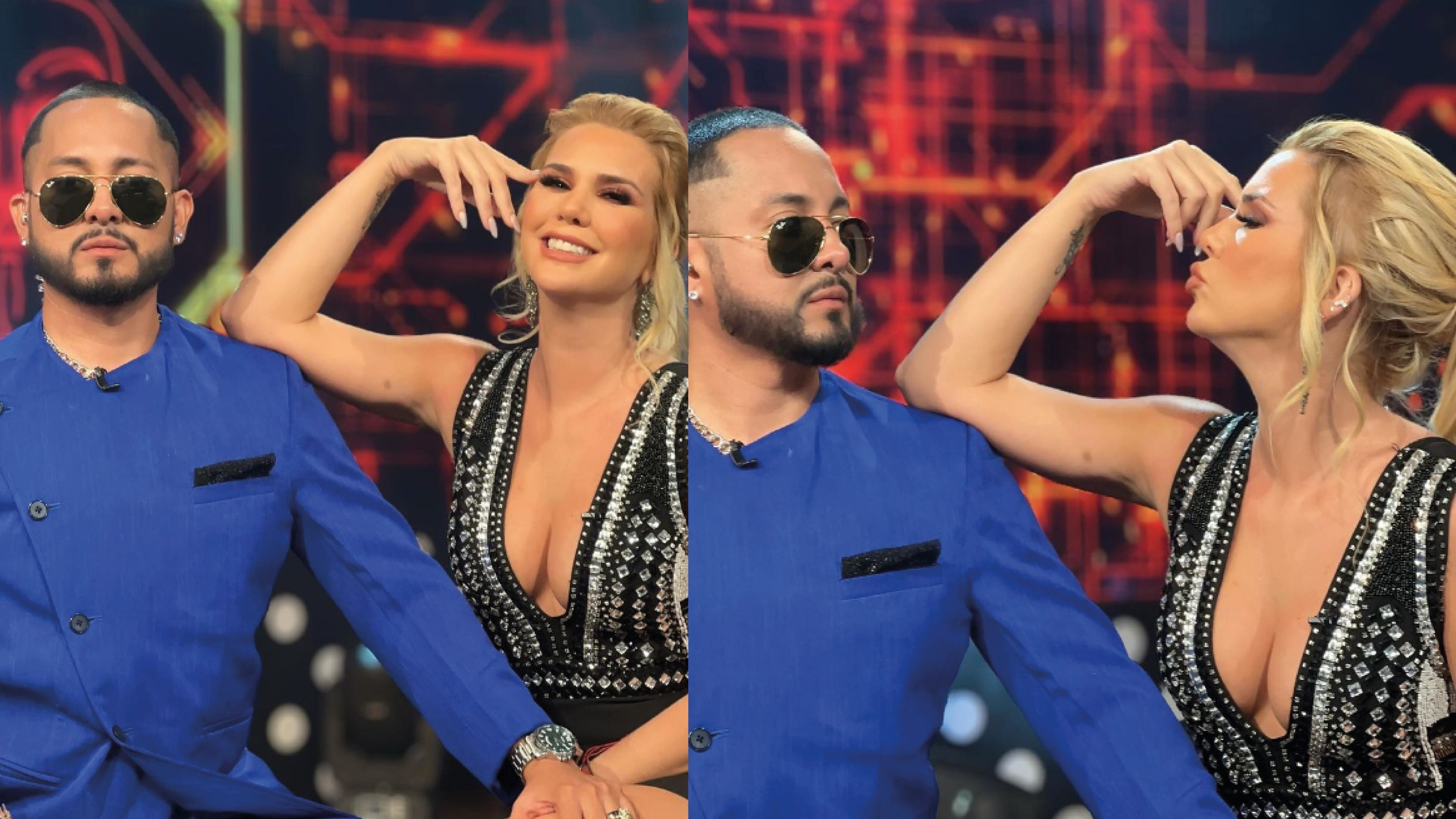 ¡A la paila! Captaron a Carolina Jaume y Santiago Castro dándose un apasionado beso al ingresar al canal