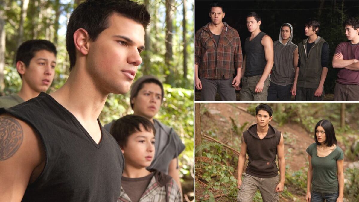 Fotos de los hombres lobo de la saga 'Crepúsculo'