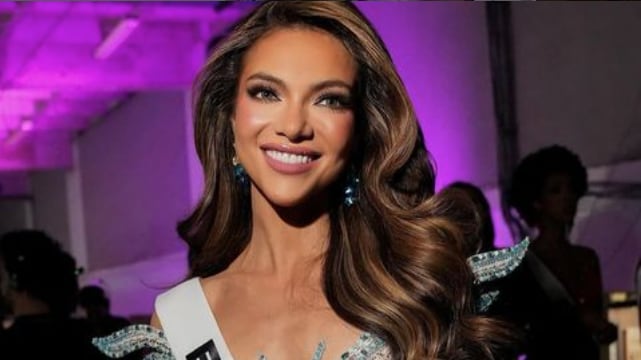 Mara Topic, Miss Universo Ecuador, con su traje de gala en la preliminar del Miss Universo 2024