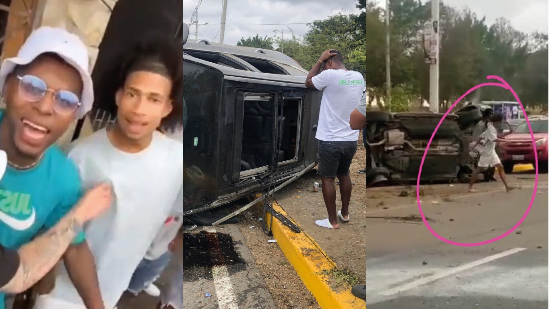 Accidente en el que estuvo involucrado Marco Angulo