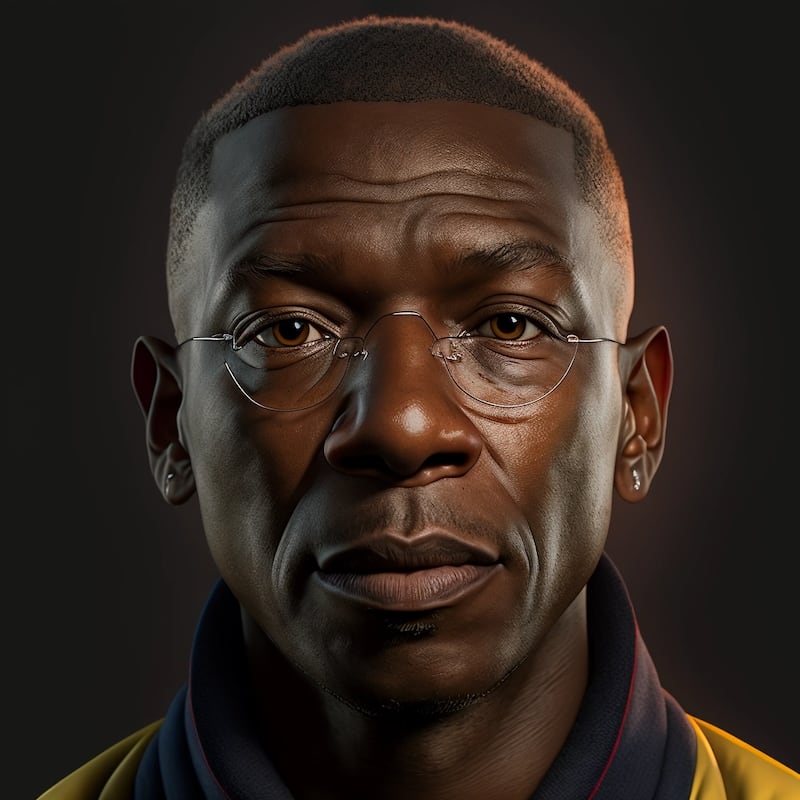 Moisés Caicedo de viejo