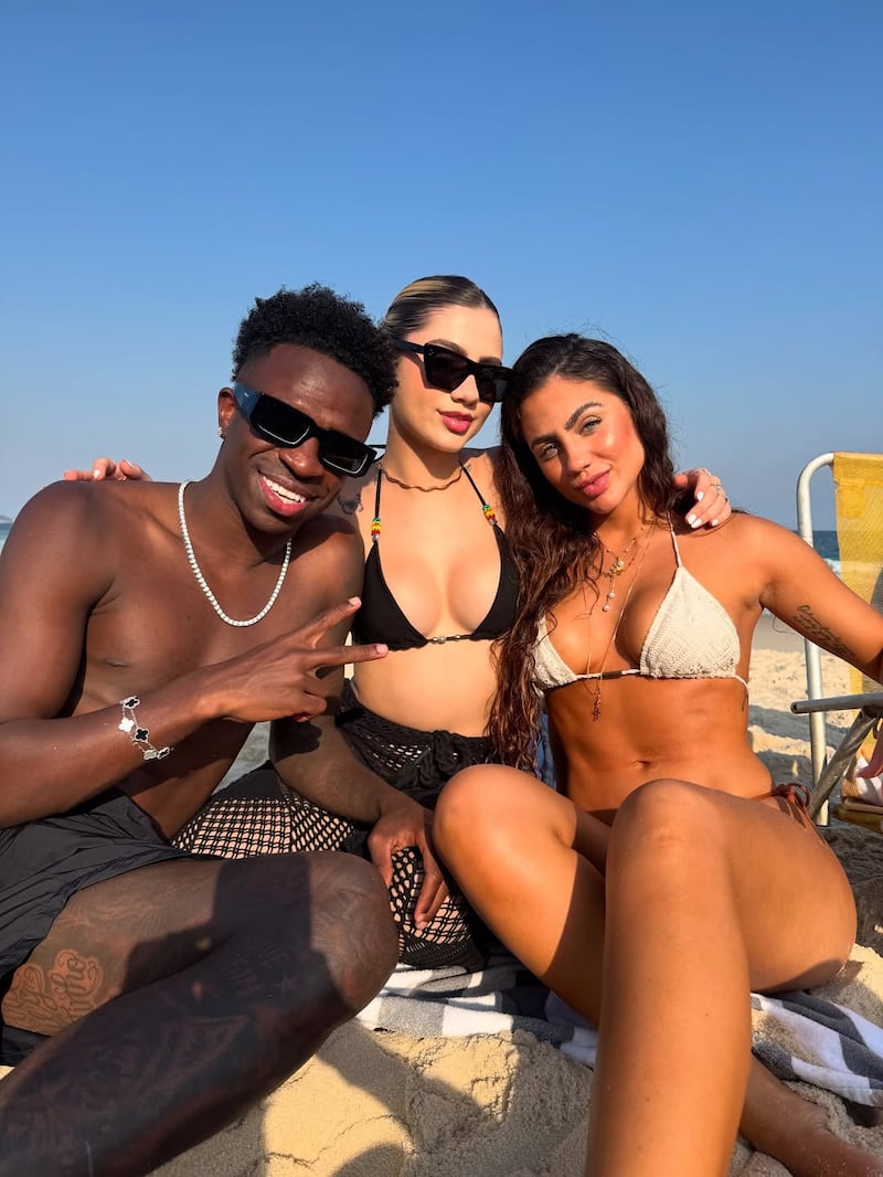 Las vacaciones de Vinícius Jr.