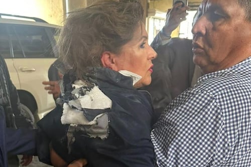 Lanzaron explosivo contra diputada en Honduras mientras hablaba con periodistas