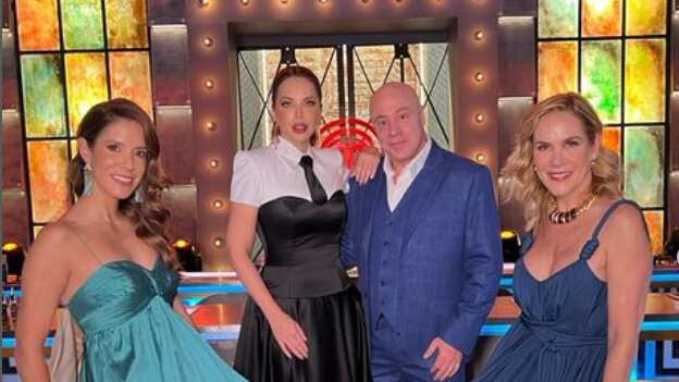 Jurado y la presentadora de MasterChef Celebrity Ecuador, segunda temporada que se inicia este 18 de noviembre