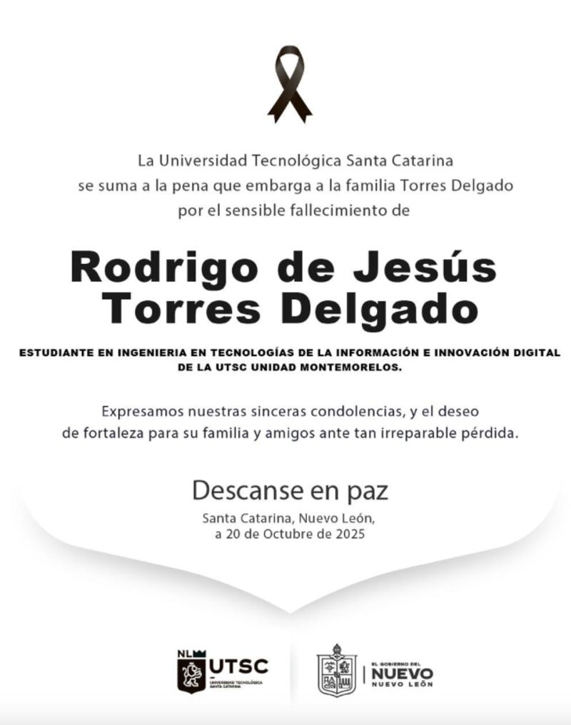 Vecinos y autoridades revisan la escena del accidente en Montemorelos, donde se registró la colisión fatal.