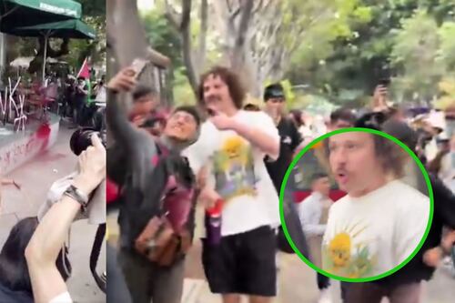 VIDEO: Insultan a Luisito Comunica en plena marcha contra la gentrificación en México