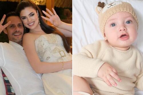 “El abuelo con el nieto”, Nadia Ferreira presume video de Marc Anthony con su hijo pero le llueven las burlas