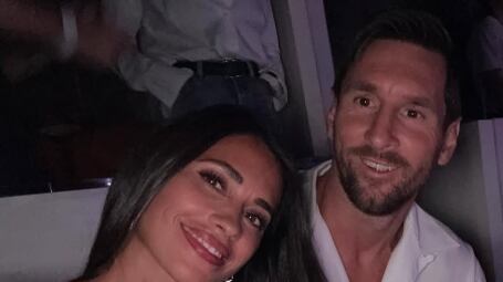 Lionel Messi y Antonela Roccuzzo.