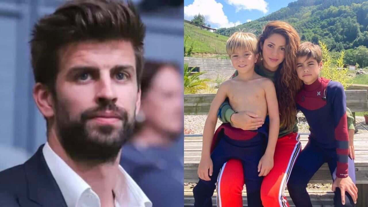 Shakira y Piqué en disputa por quién se quedará con los niños. Agencia.
