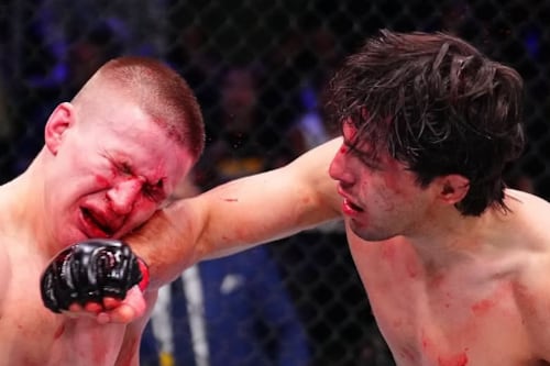 Así quedó la cara del rival de Adrián Luna Martinetti, el cuarto ecuatoriano en UFC
