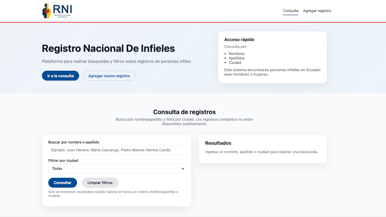 Lista de infieles: crean el registro nacional en Ecuador, ¿cómo puedo registrar a alguien?
