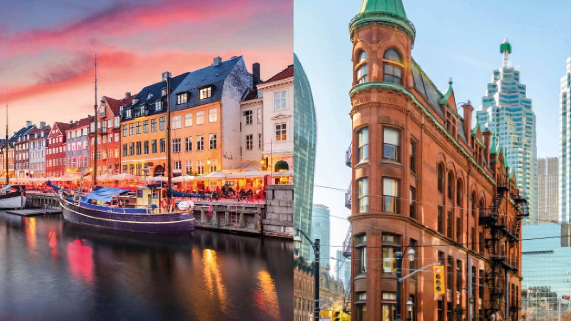 Canadá y Dinamarca son dos de los lugares más seguros para viajar.