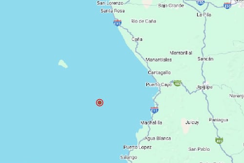 Sismo de magnitud 3.3 se registró cerca de Puerto López, Manabí