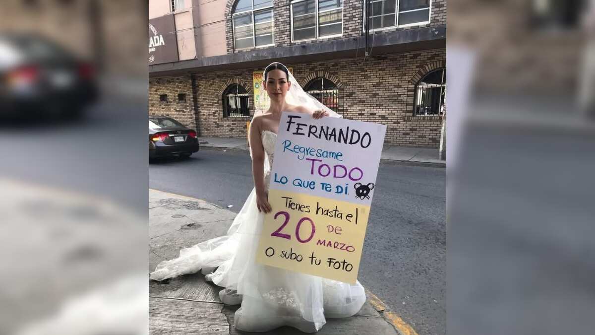 La chica llevó su protesta a las calles de Monterrey y Apodaca.