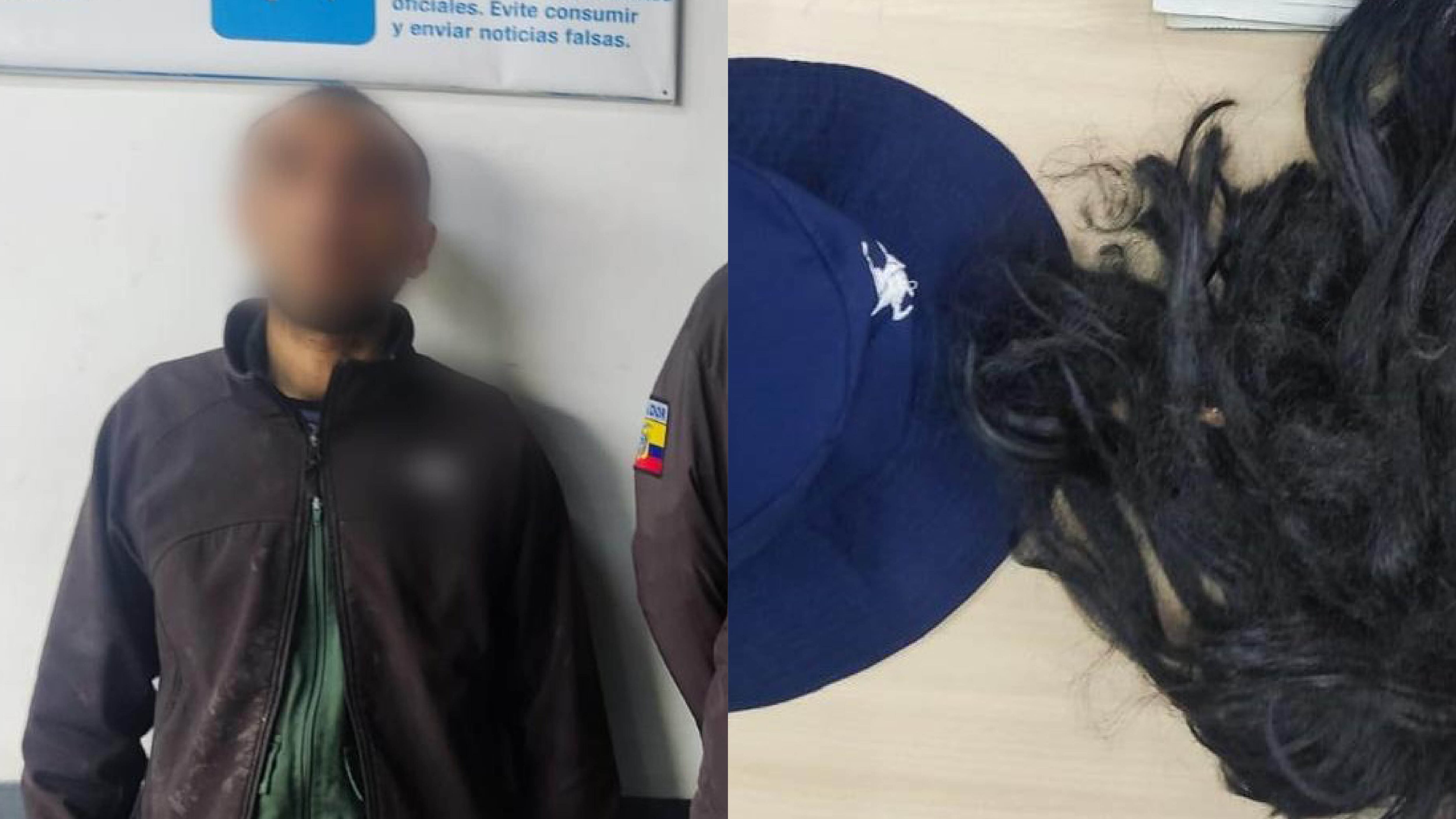 Extorsionador disfrazado de indigente fue detenido