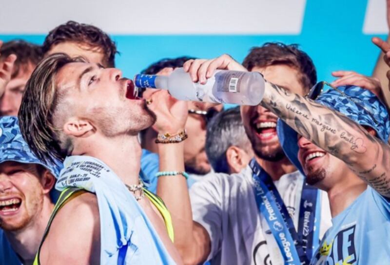 Festejos de Jack Grealish