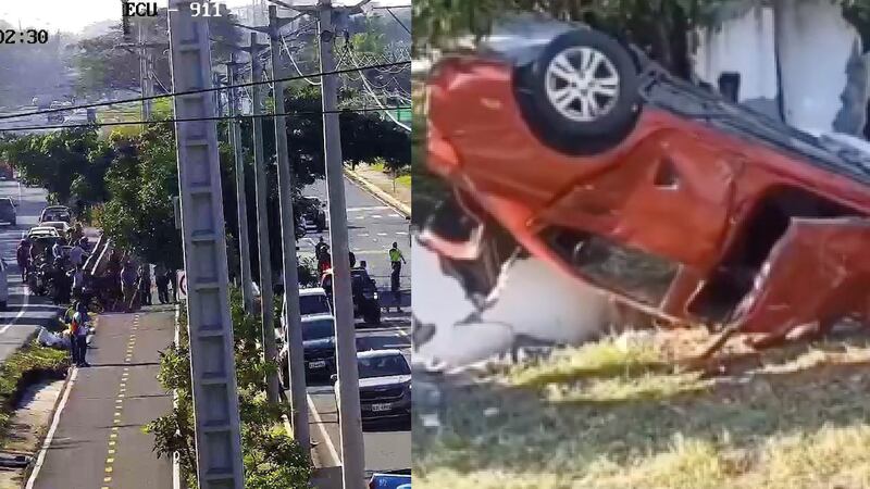 Un ebrio conductor atropelló y mató a tres ciclistas en la vía a la Costa