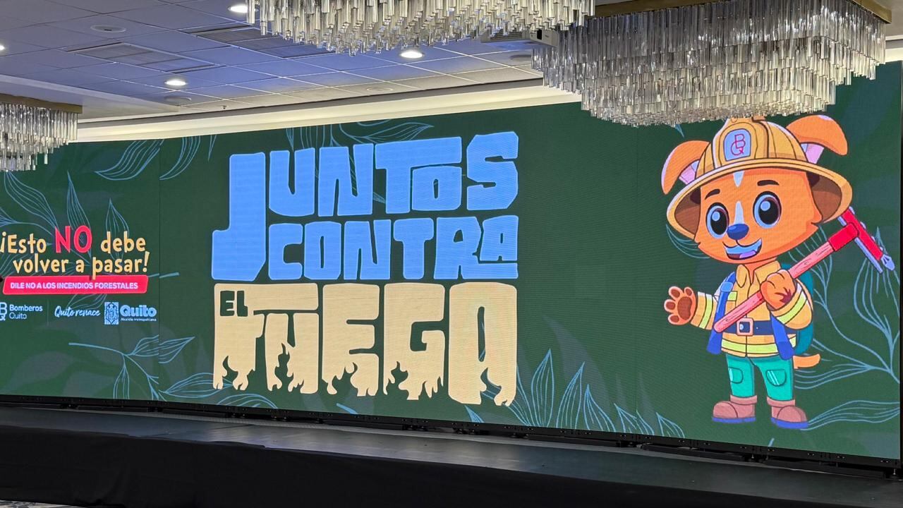 ¨Juntos contra el fuego¨: La campaña de Bomberos Quito en la Prevención de los Incendios Forestales
