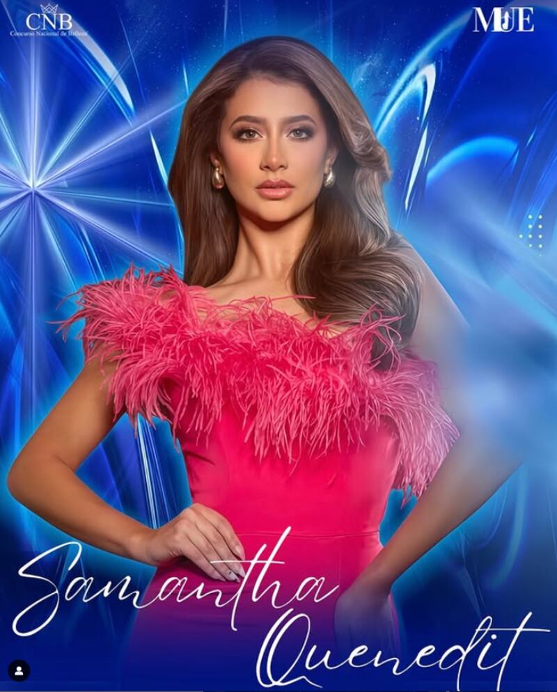 Samantha Quenedit, candidata a Miss Universo Ecuador 2025