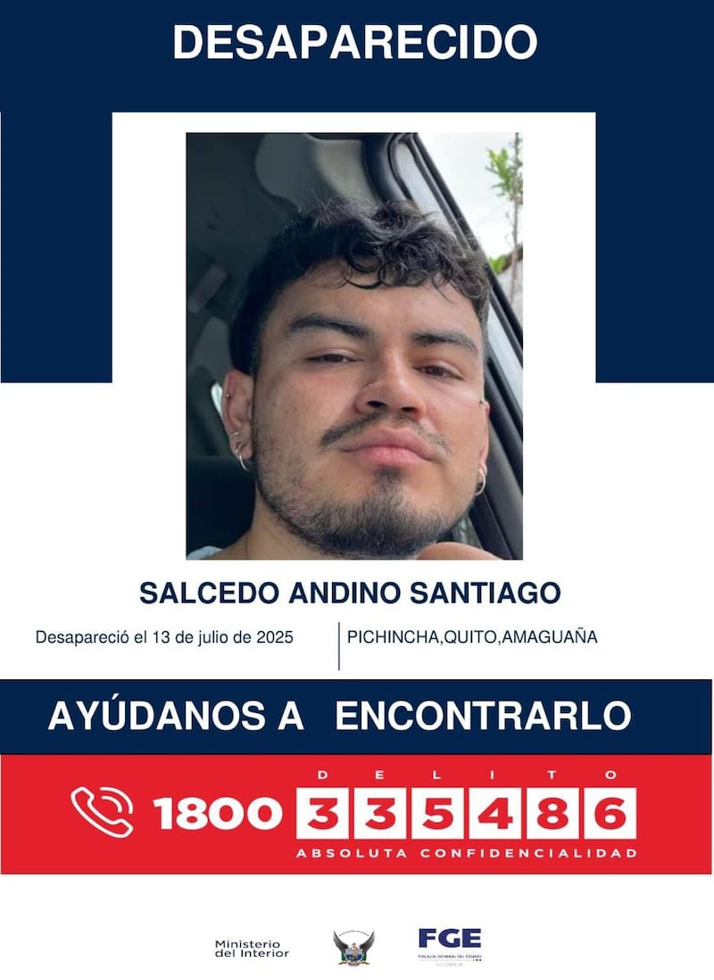 Desaparece joven taxista en Quito: su celular fue contestado por un desconocido y su auto hallado en La Carolina