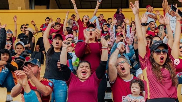 Hinchas del Club Vinotinto