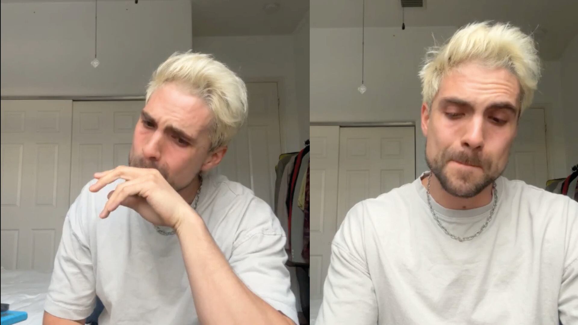 Johann Vera rompe en llanto al revelar su identidad sexual porque sus padres no lo aprueban