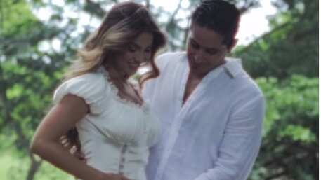 Constanza Báez está embarazada por segunda vez.