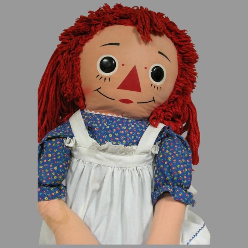 La legendaria muñeca Raggedy Ann.
