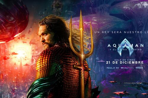 DC vuelve a los cines con “Aquaman y el Reino Perdido” para defender al mundo de una destrucción irreversible