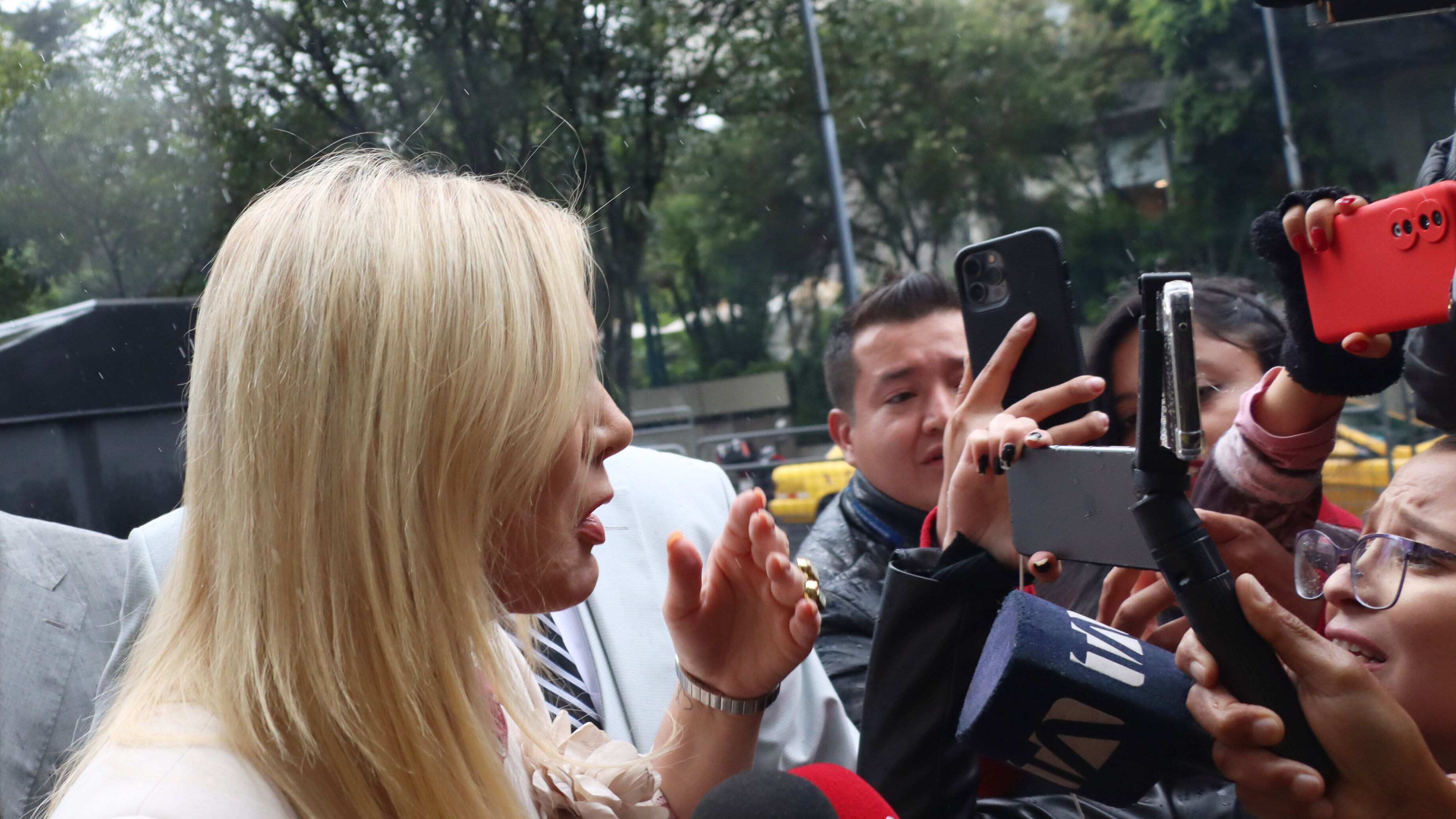 Carolina Jaume llega a la Fiscalía para rendir su versión voluntaria