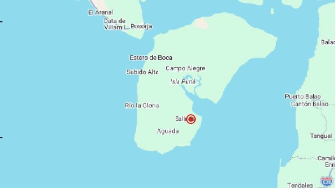 Sismo de magnitud 3.8 se registra cerca de Machala, en El Oro