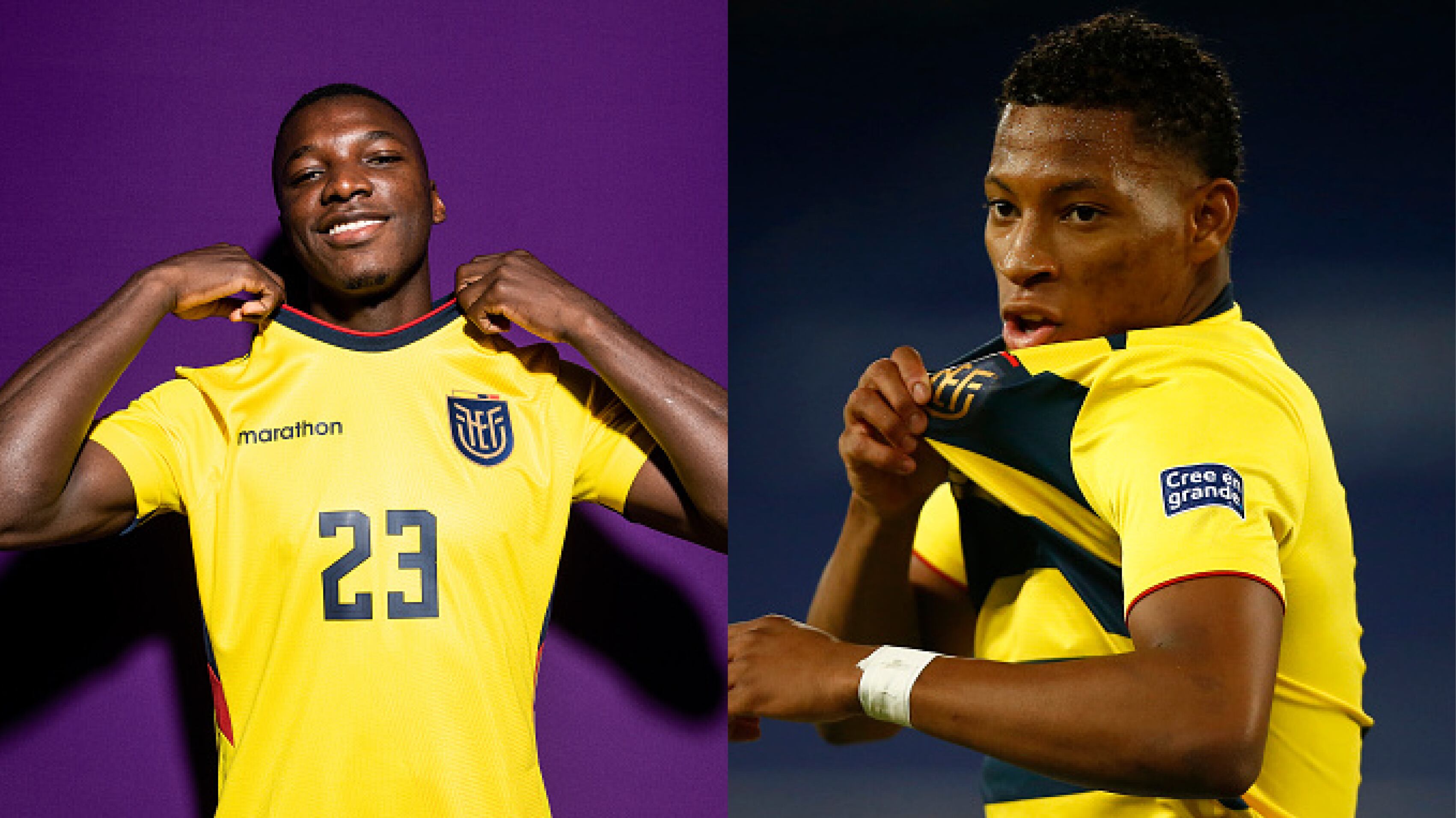 Moisés Caicedo y Gonzalo Plata