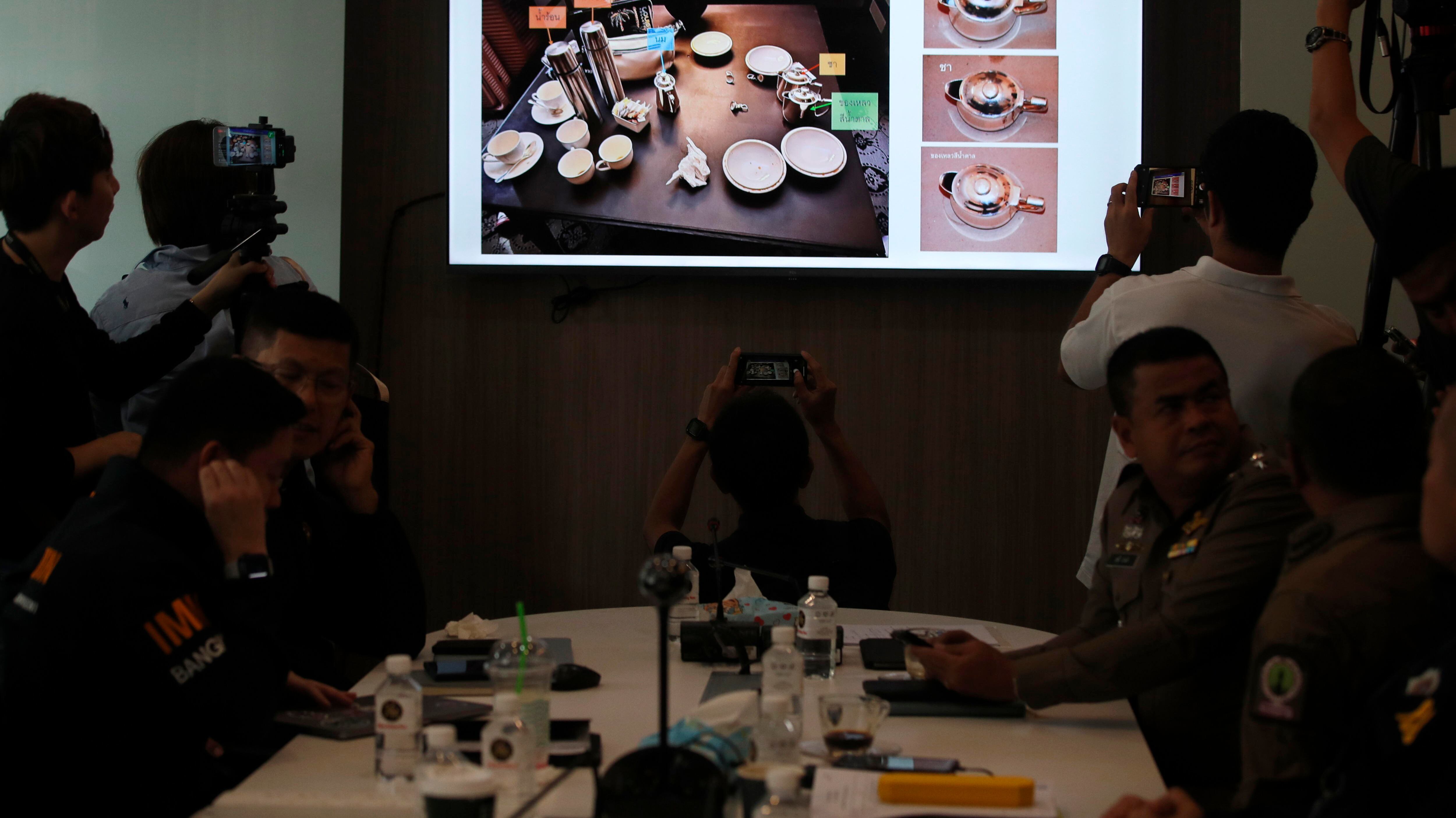 Extranjeros que murieron en lujoso hotel de Bangkok