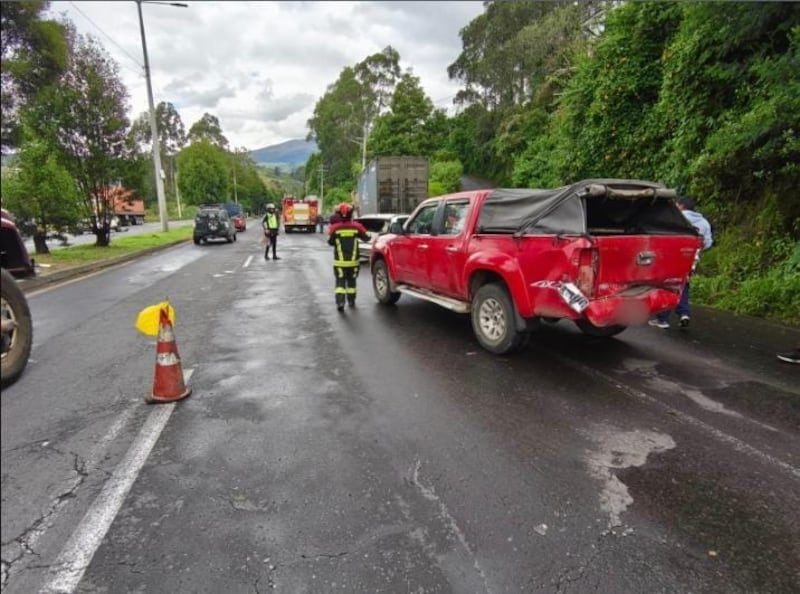 Accidente en la Simón Bolívar