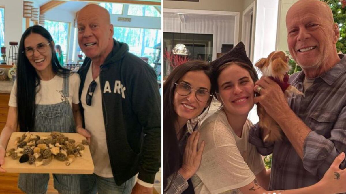 Demi Moore y Bruce Willis serán abuelos y serán unos modernos y muy felices