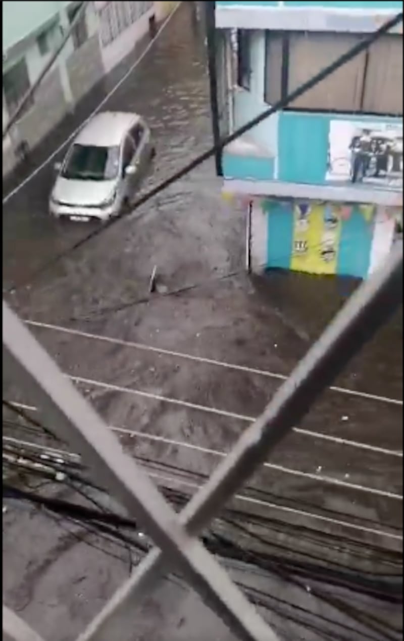 Inundaciones en Quito.