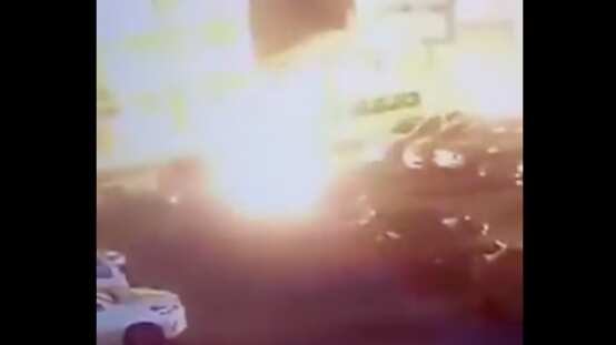 Bomba molotov al norte de Quito