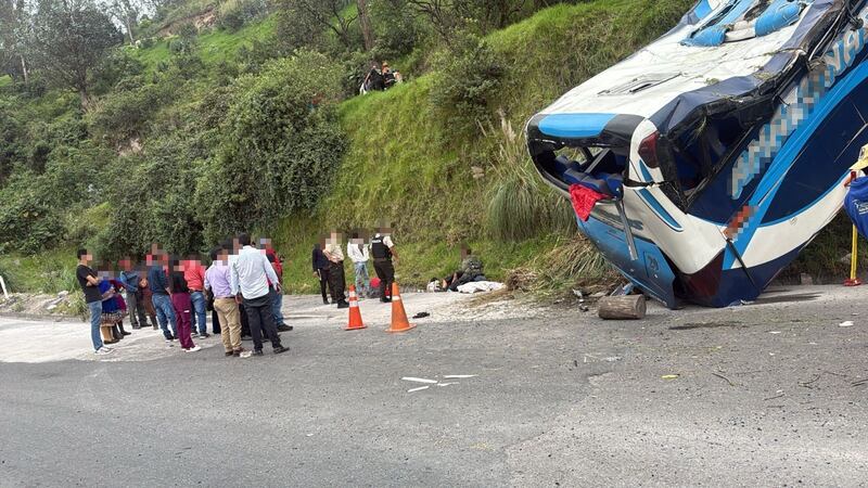 Accidente en Alausí