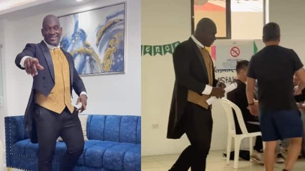 Segundo Castillo llegó a votar con un look llamativo que se volvió viral.