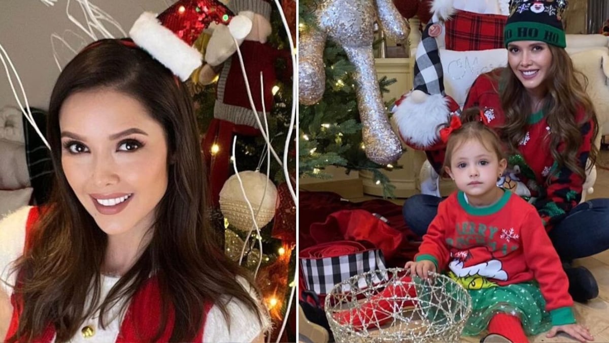 Marlene Favela eligió cada detalle de su árbol de Navidad con su hija este 2022