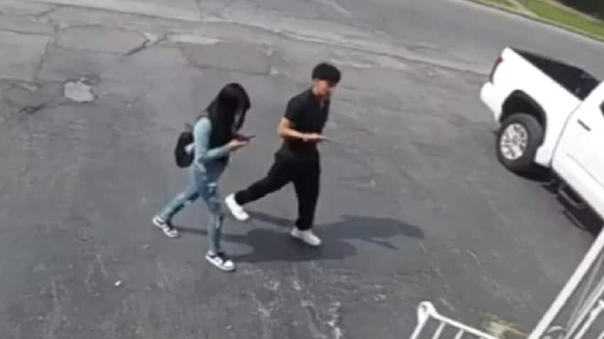 Los últimos registros en video de la joven