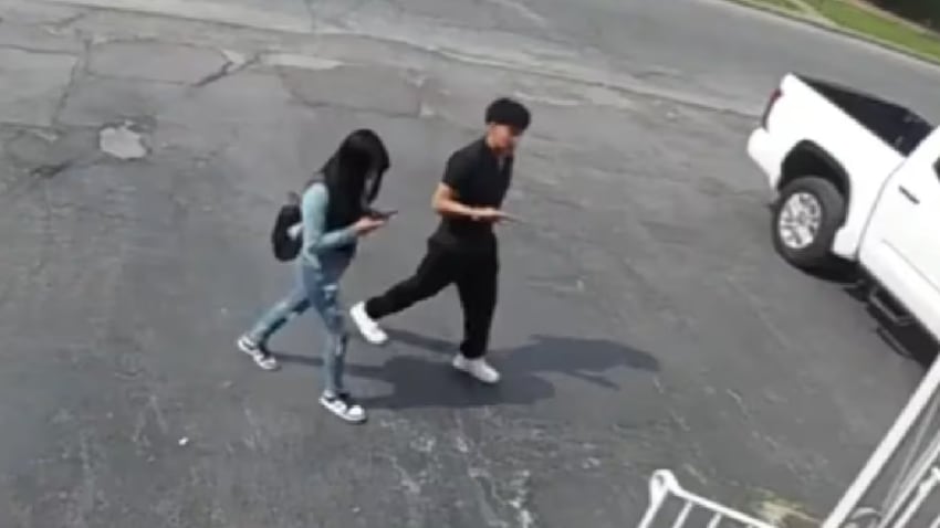 Los últimos registros en video de la joven