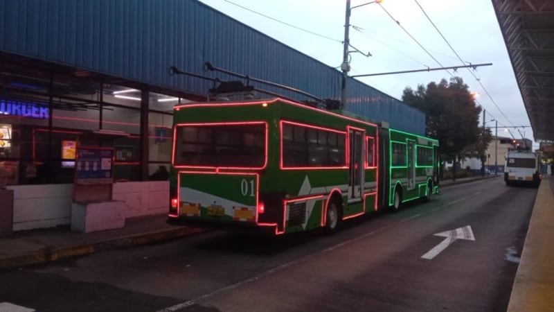 Horarios de Trolebús y Ecovía durante Navidad en Quito.