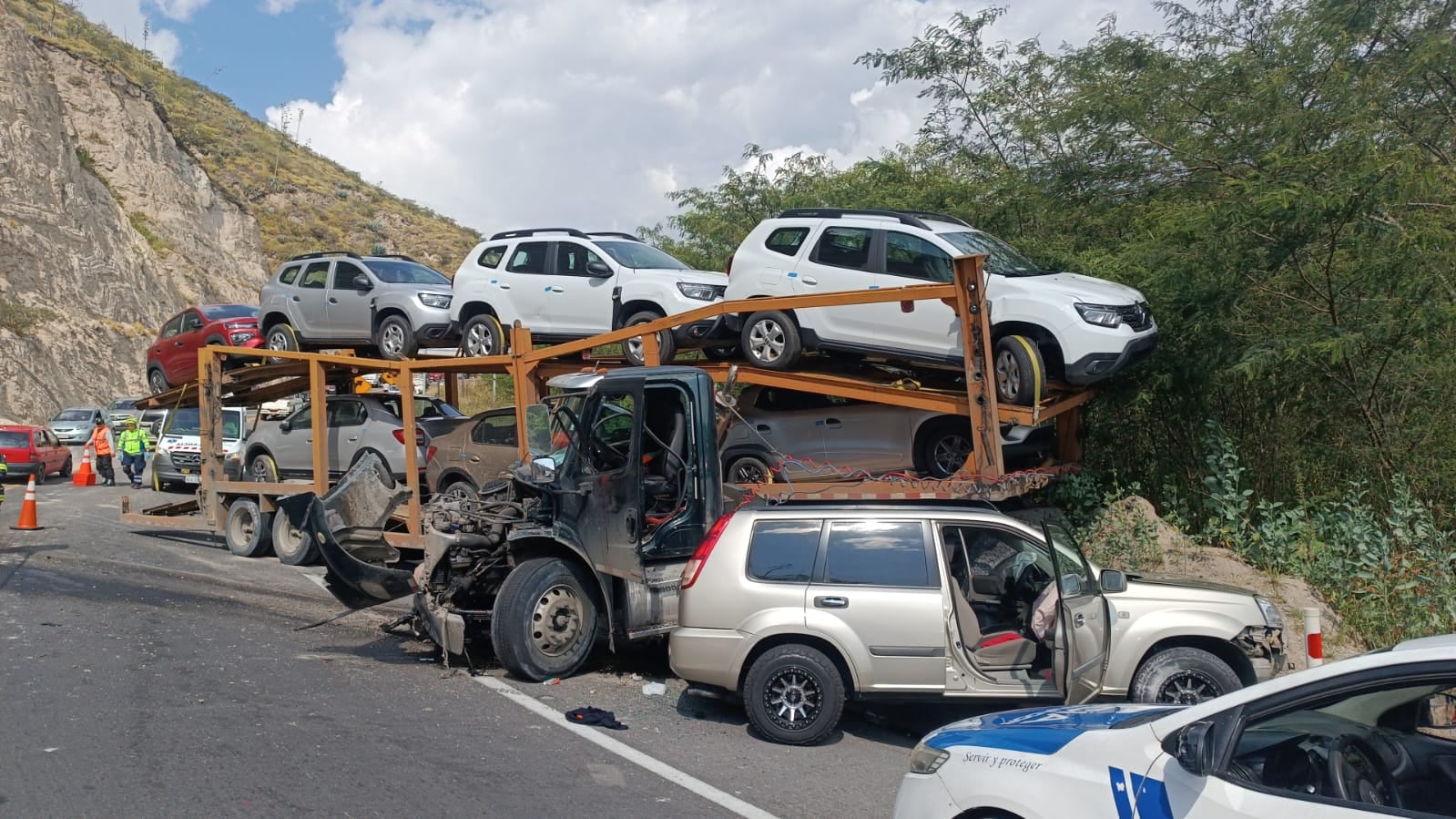 Accidente en Guayllabamba