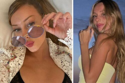 Ester Expósito lució como reina en París con vestido de diseñadora, pero se burlan de su novio por su look