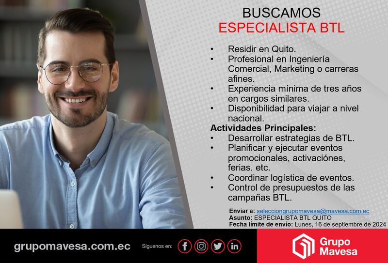 Trabajos en Quito