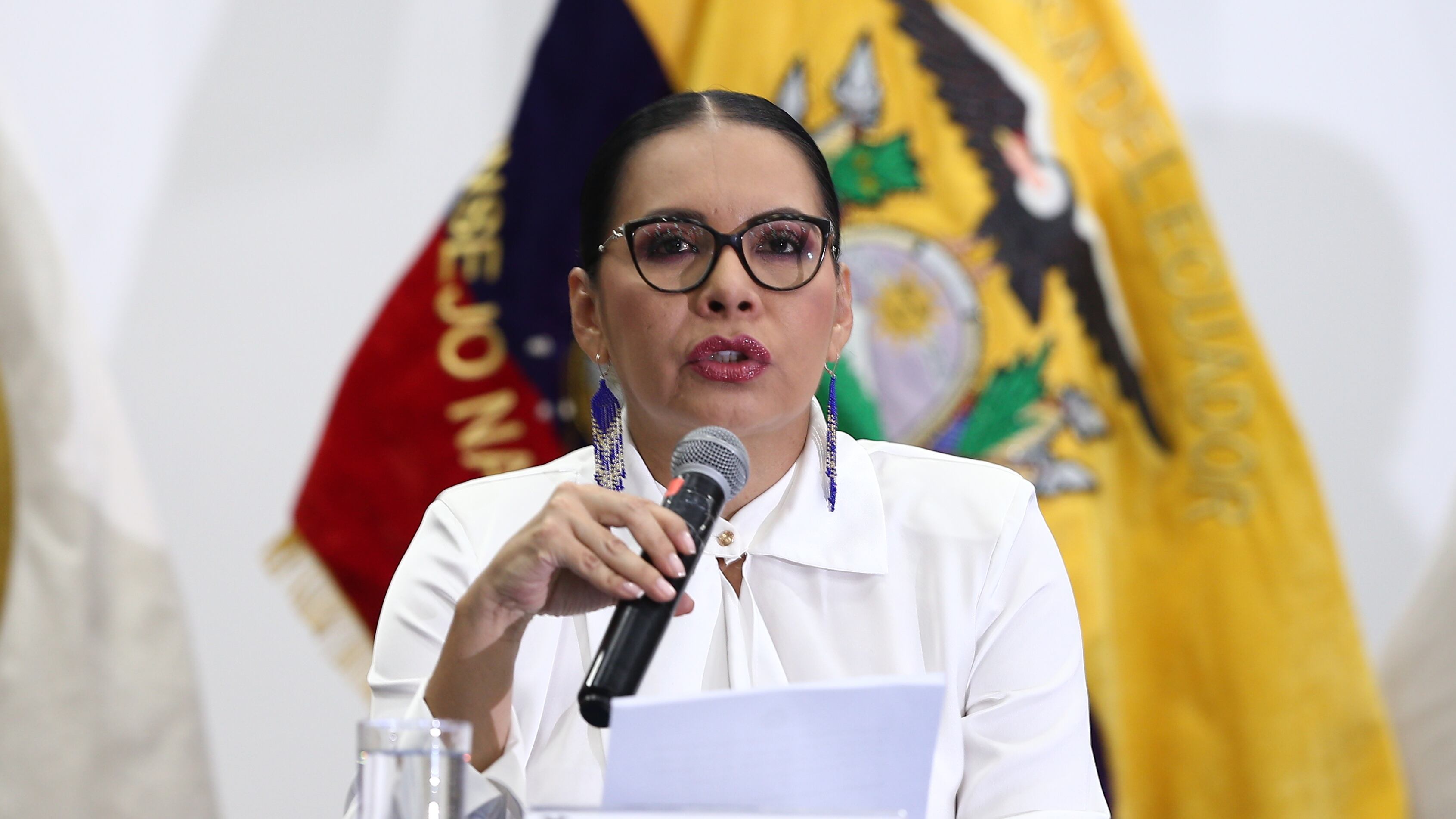 Presidenta del Consejo Nacional Electoral, Diana Atamaint